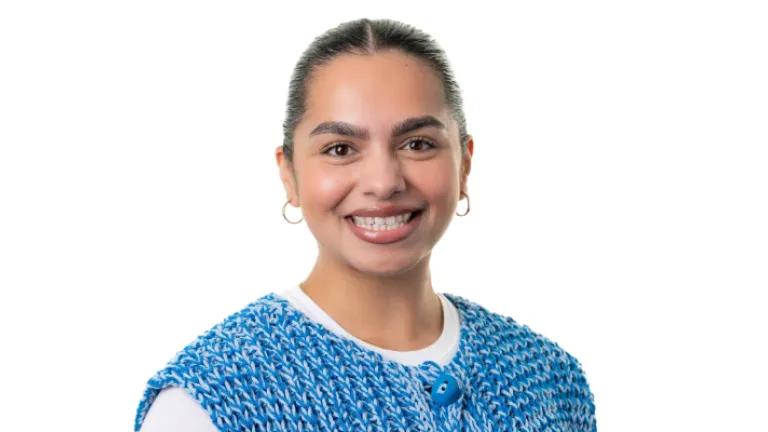 Colour head and shoulders photo of Jamilla Mohammed