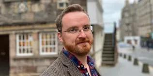 Colour head and shoulders photo of Dr James Eglinton