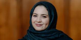 Colour head and shoulders photo of Walaa Quisay