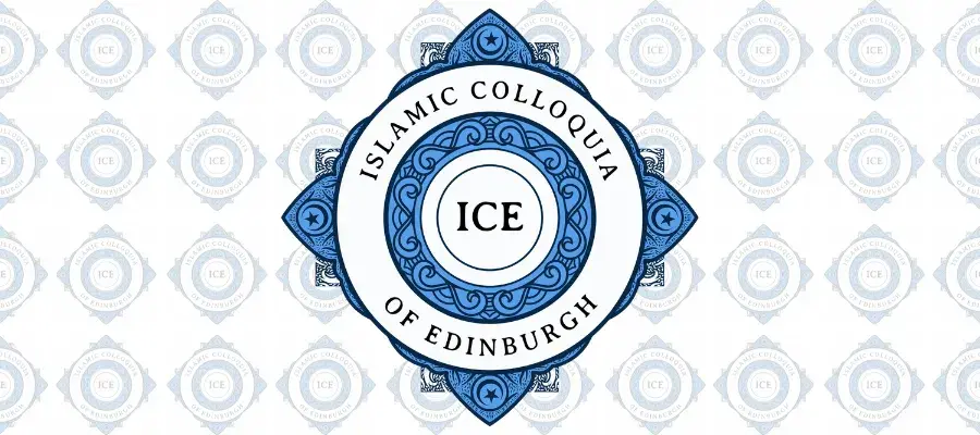 Colour logo for the Islamic Colloquia of Edinburgh (ICE)