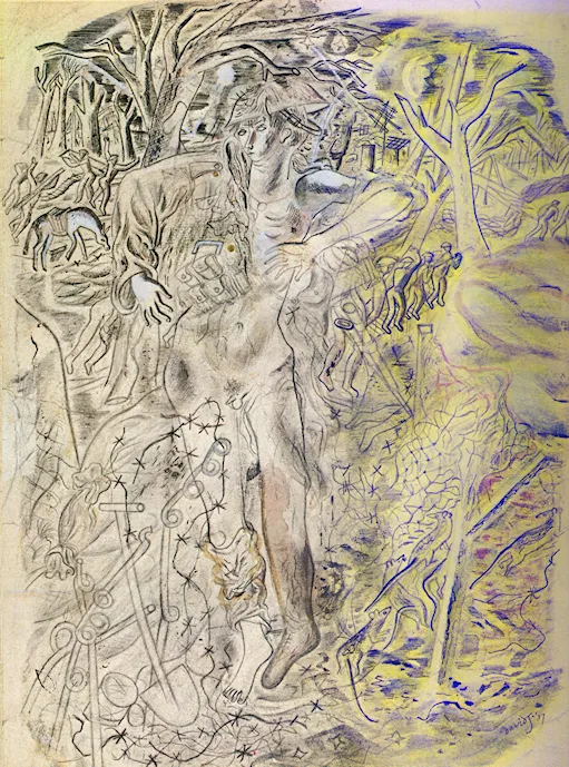 Frontispiece to Jones's In Parenthesis (1937, National Museum of Wales)