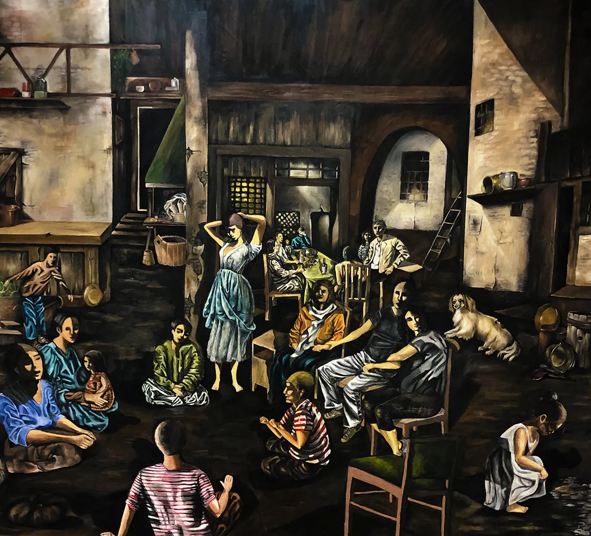 Complex artwork by 2019 Issachar Fund Art Prize winner Soniya Ahmed image 1