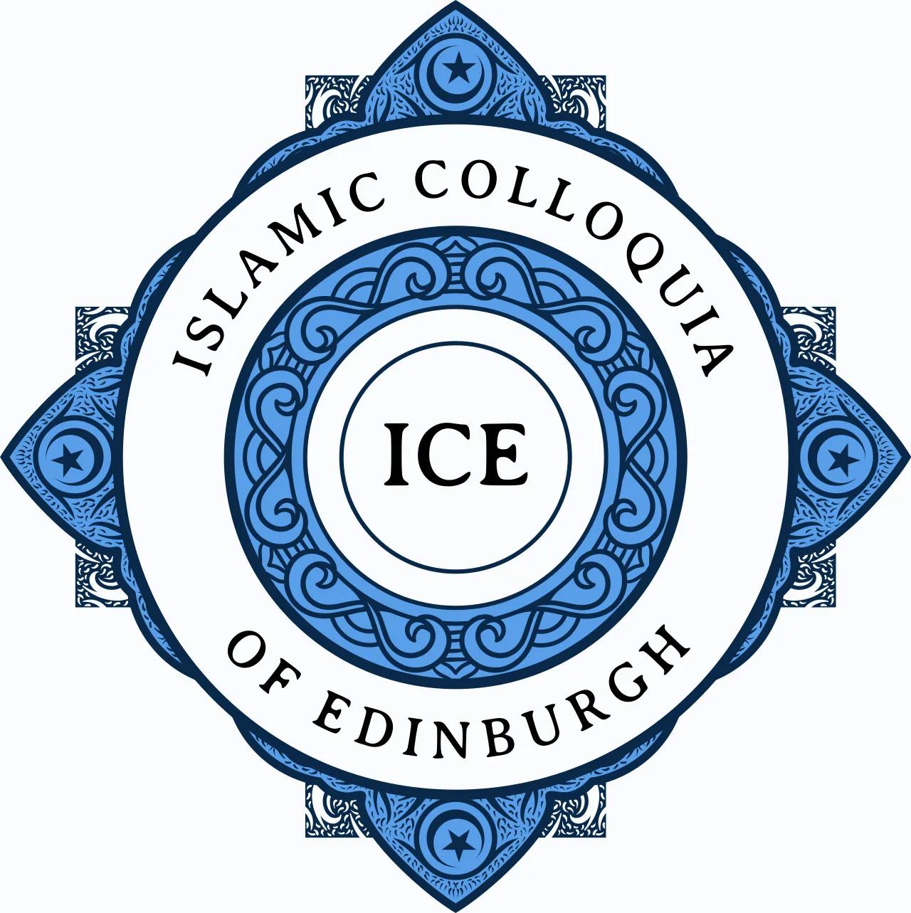 Colour logo for the Islamic Colloquia of Edinburgh (ICE)