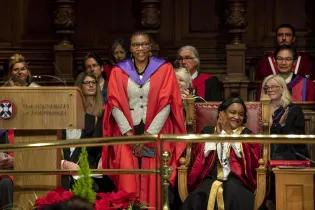 Esther Mombo receiving her honorary degree