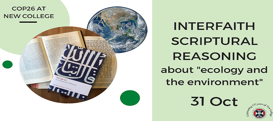 COP26: Interfaith Scriptural Reading | School of Divinity | School of ...