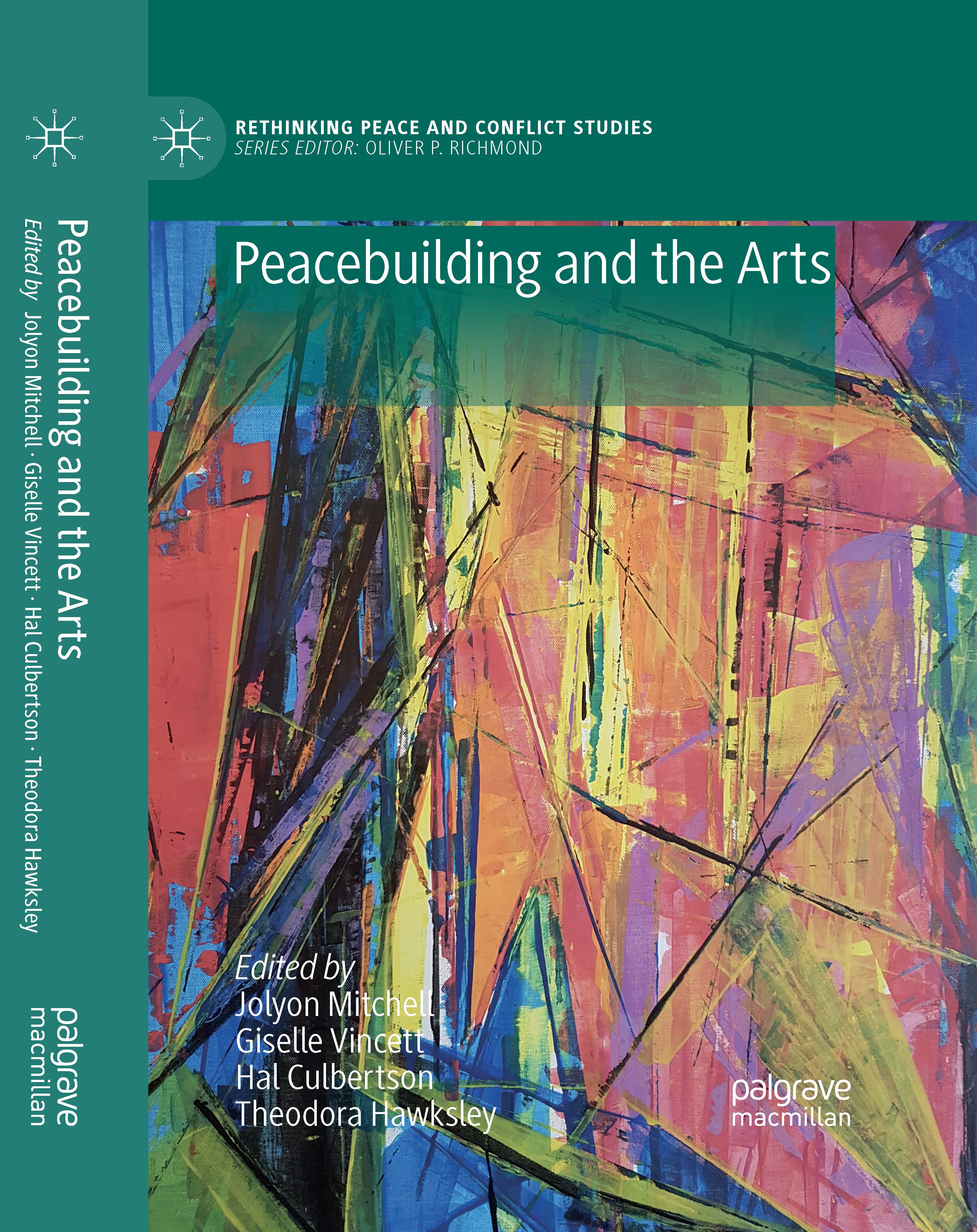 Colour book cover of Peacebuilding and the Arts